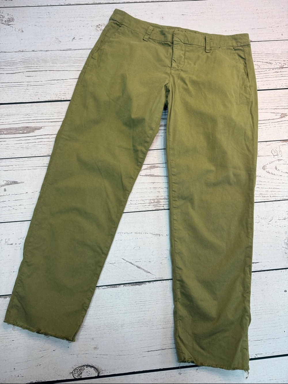 Frank & Eileen Olive Green Women’s Chinos Size 6